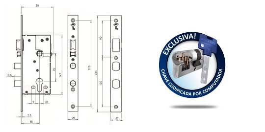 Fechadura SPL 810